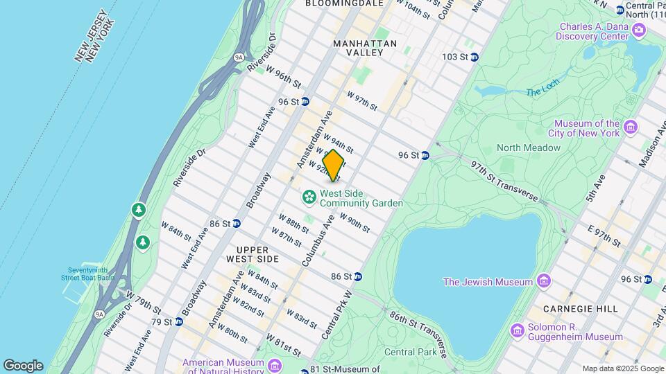 60 W 91st St Map and Location Details