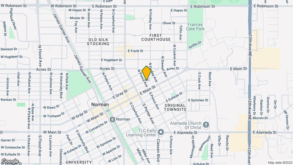 504 E Gray St Map and Location Details