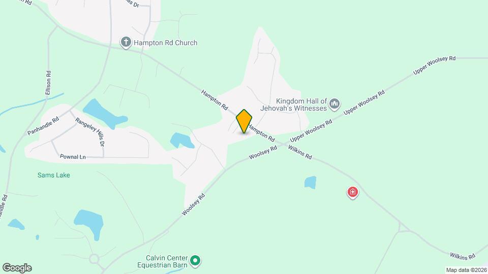 1105 Hampton Rd Map and Location Details