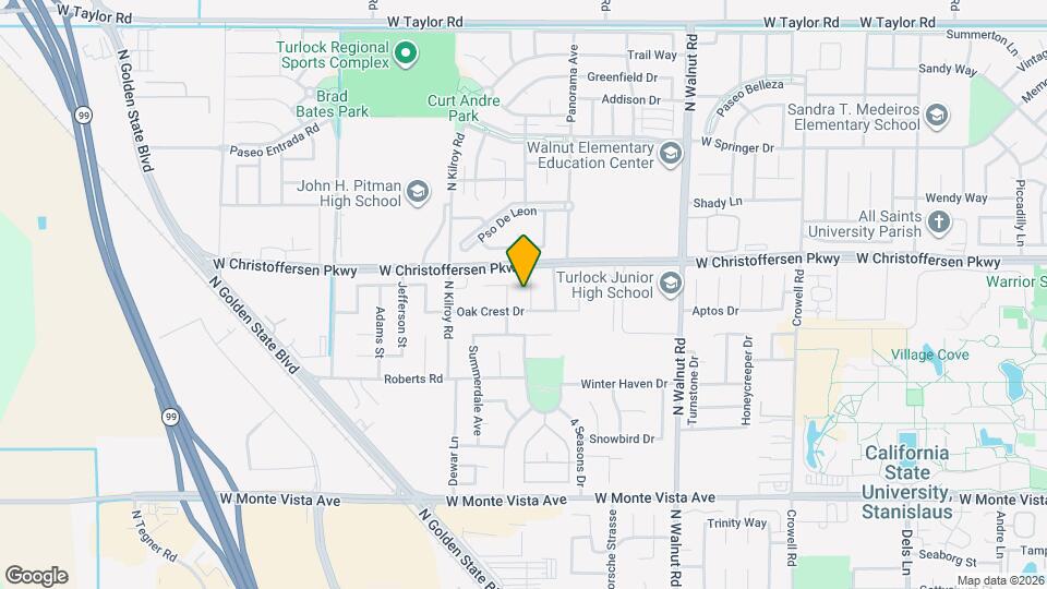 3895 Oakview Ct Map and Location Details