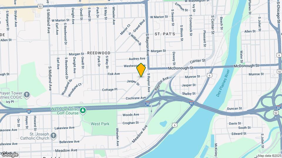 812 W Park Ave Map and Location Details