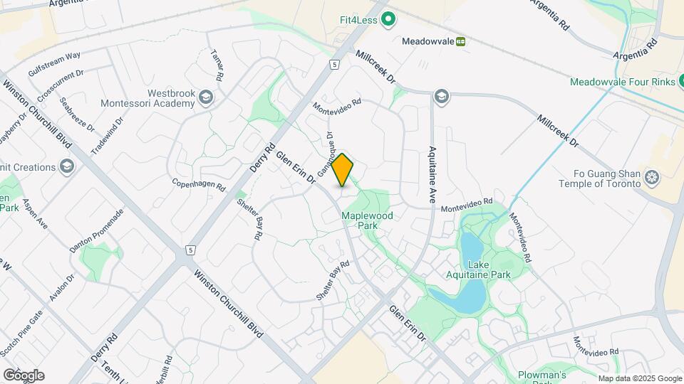 6855 Glen Erin Dr Map and Location Details