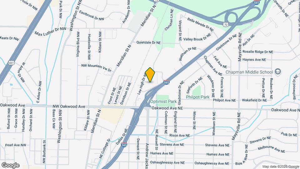 506 Forrest Cir NE Map and Location Details