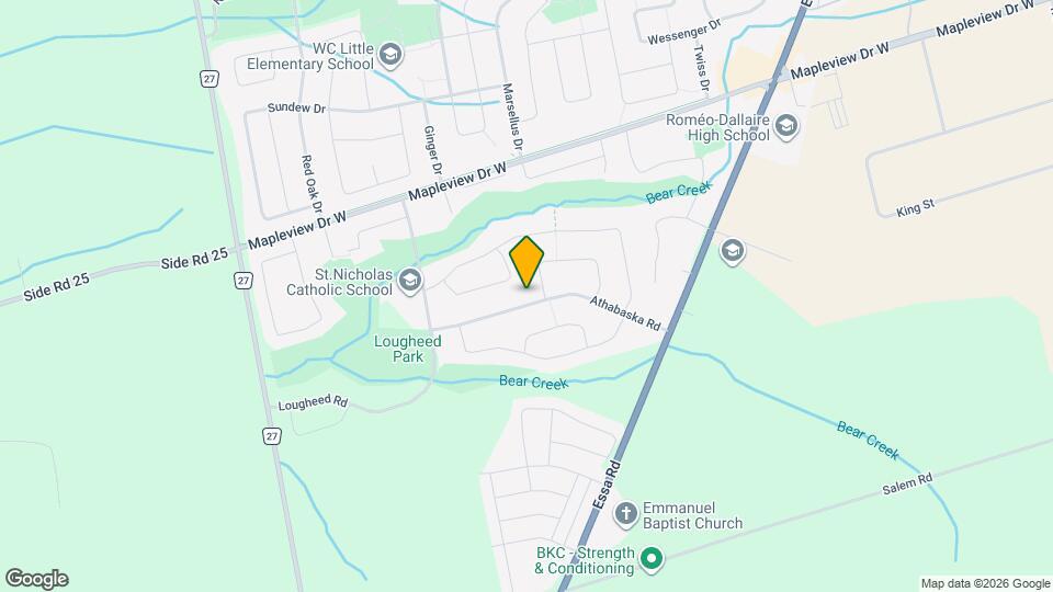 64 Athabaska Rd Map and Location Details