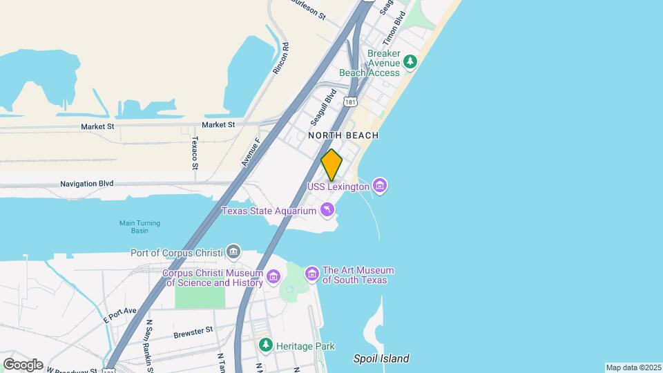 2801 N Surfside Blvd Map and Location Details