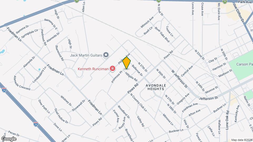 732 Hillgate Rd Mapa y Detalles de la Ubicación