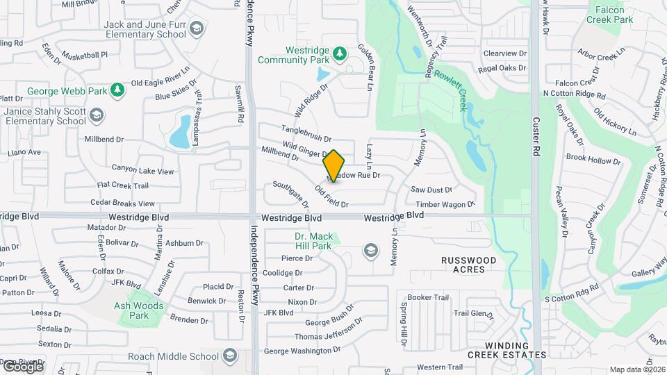 9840 Hedge Bell Dr Map and Location Details