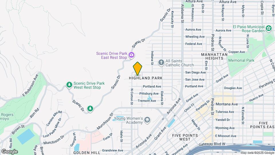 2117 San Jose Ave Map and Location Details