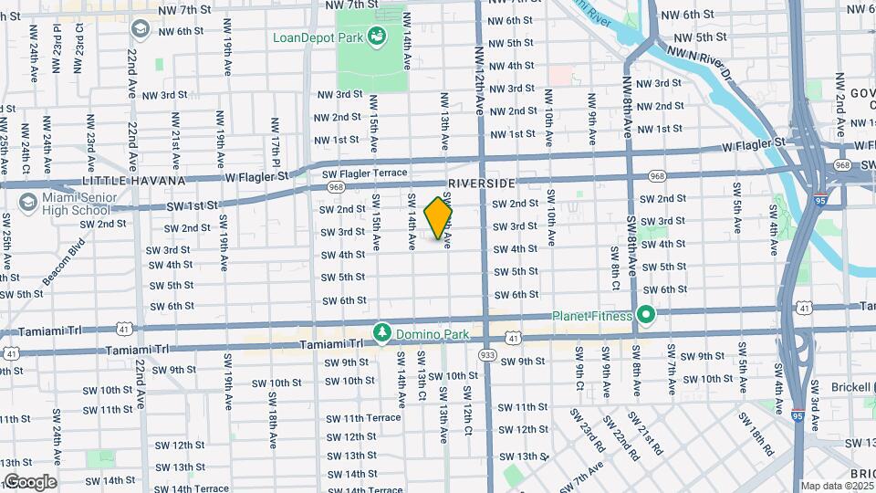 1321 SW 4th St Map and Location Details
