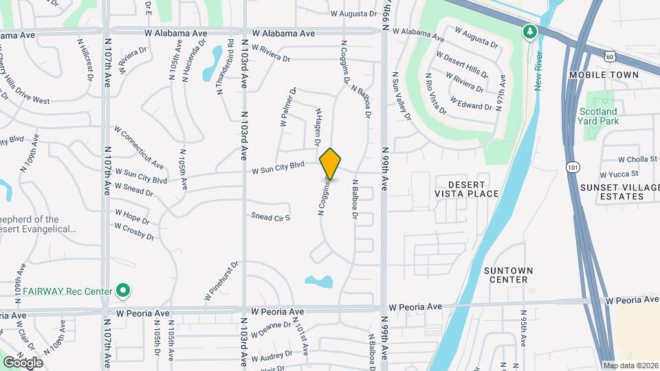 11227 N Coggins Dr Mapa y Detalles de la Ubicación