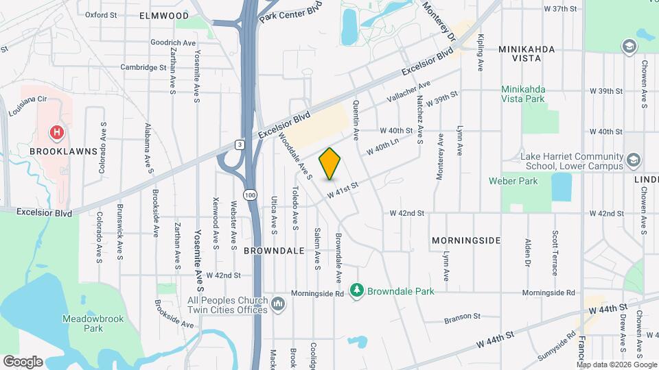4040 Salem Ave S Mapa y Detalles de la Ubicación