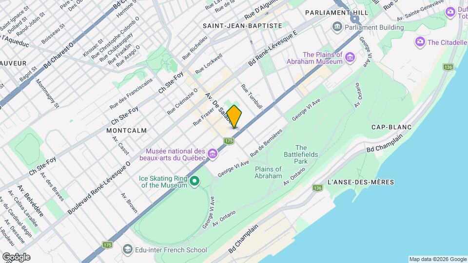 30 Grande Allée O Map and Location Details