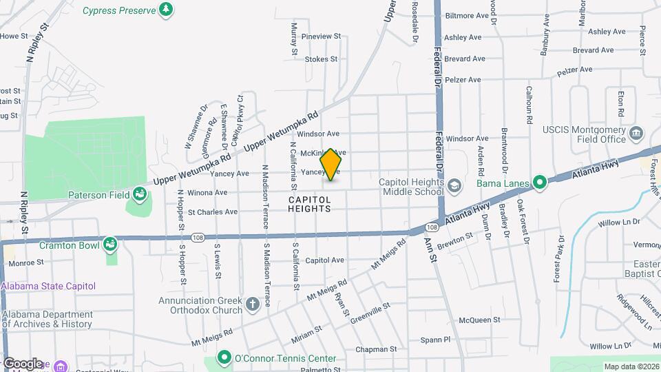 2017 Winona Ave Map and Location Details