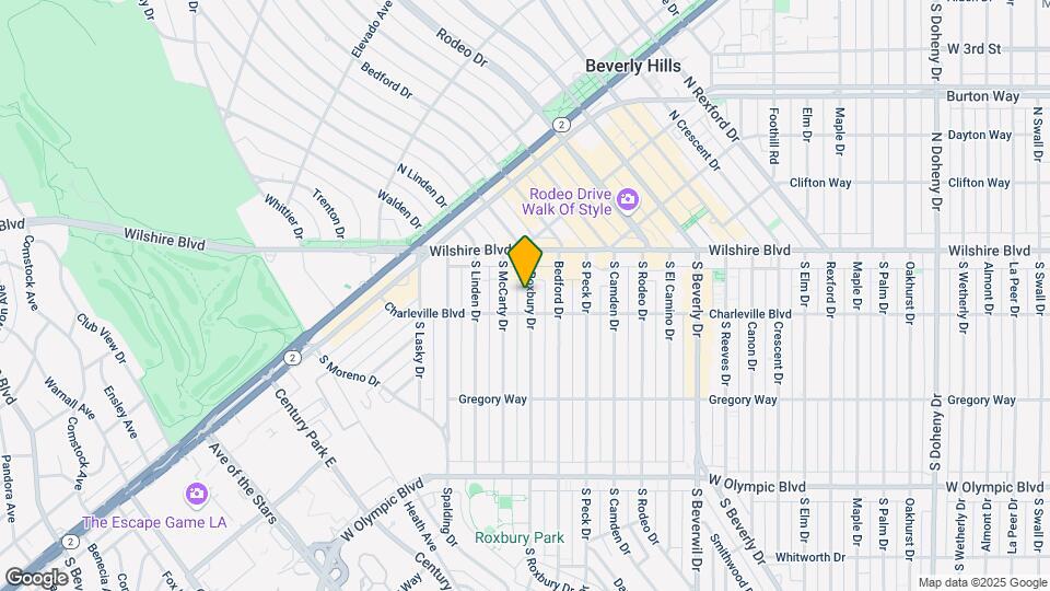145 S Roxbury Dr Map and Location Details