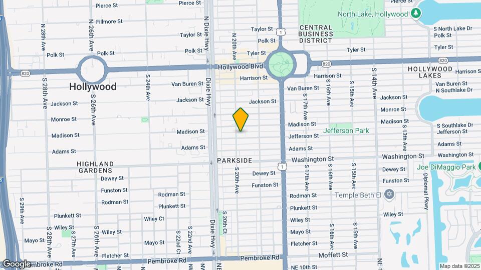 1947 Jefferson St Map and Location Details