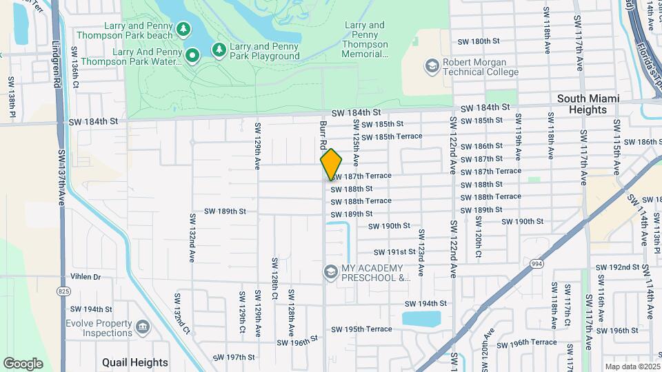 12625 SW 188th St Map and Location Details