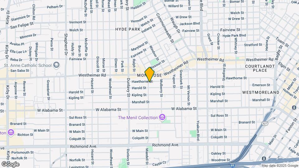 3409 Mandell St Map and Location Details