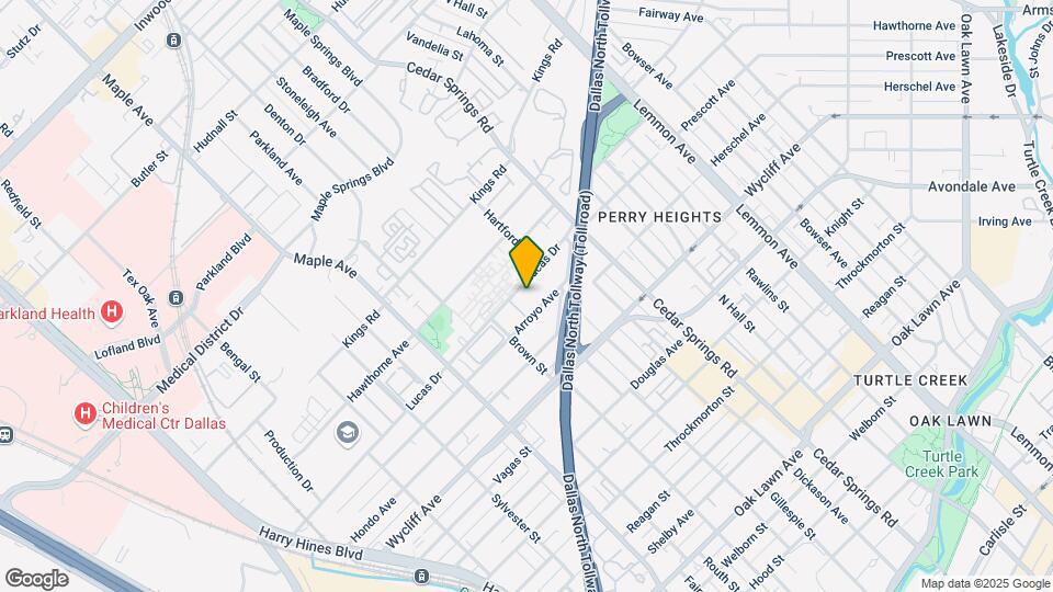 Melrose Place Apartments Map and Location Details