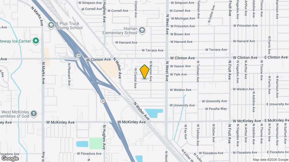 1534 W Cambridge Ave Map and Location Details