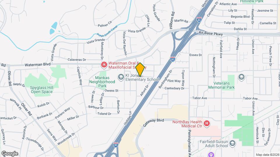 2543 Hastings Way Map and Location Details