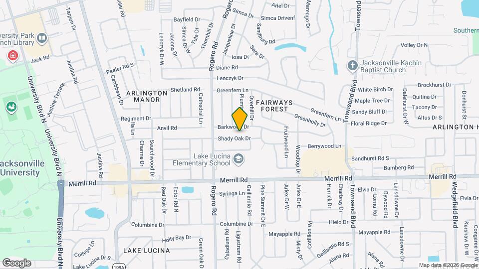 6613 Shady Oak Dr Mapa y Detalles de la Ubicación