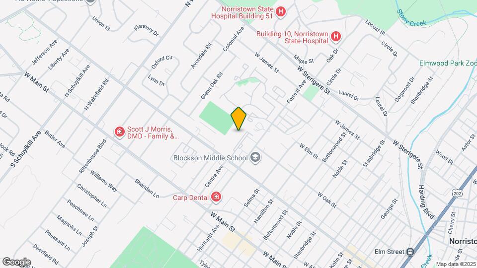 310 Centre Ave Map and Location Details