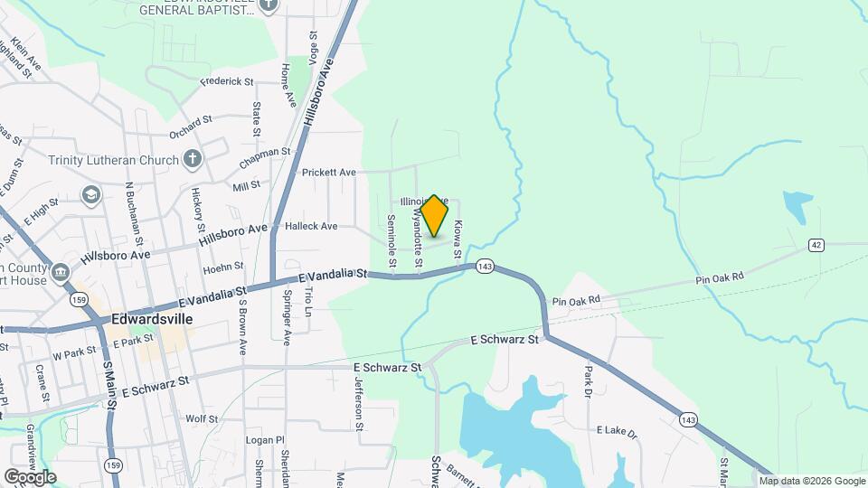 907 Michigan Ave Map and Location Details