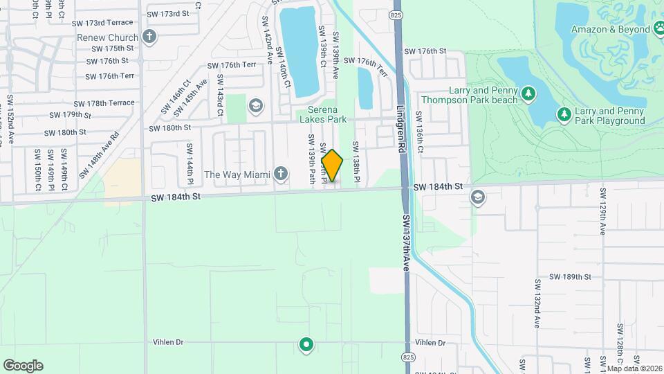 18366 SW 139th Ct Map and Location Details