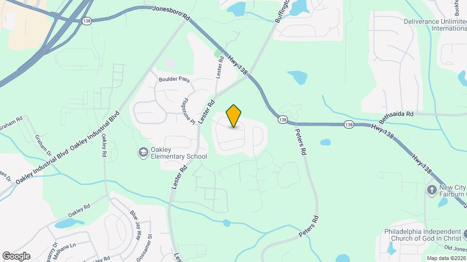 6128 Hickory Ln Dr Map and Location Details