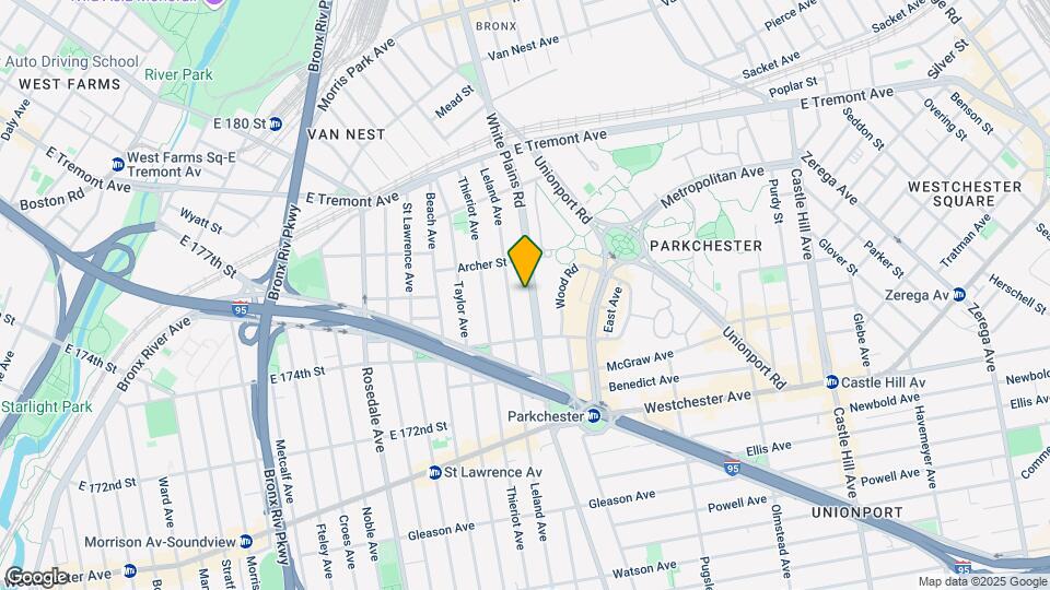 1443 White Plains Rd Map and Location Details