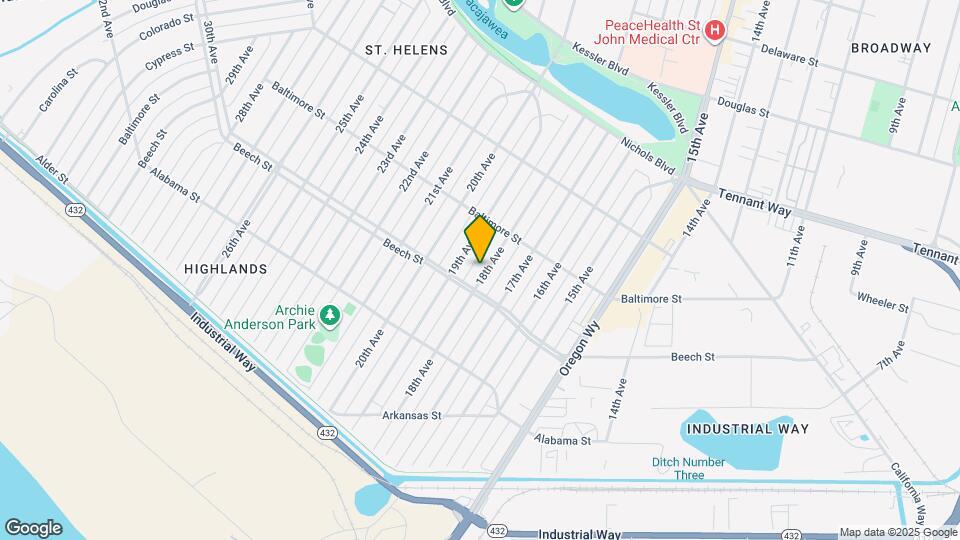 431 18th Ave Map and Location Details