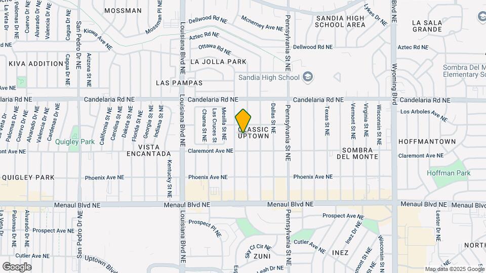 2817 San Pablo St NE Map and Location Details
