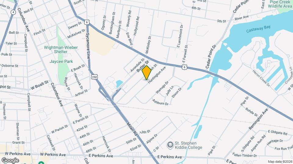 1321 Huntington Ave Map and Location Details