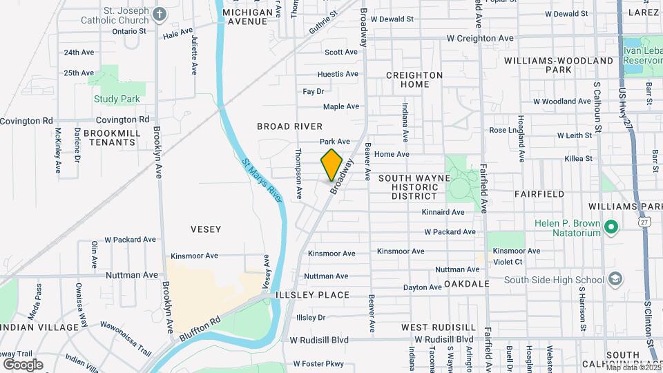 1205 W Wildwood Ave Mapa y Detalles de la Ubicación