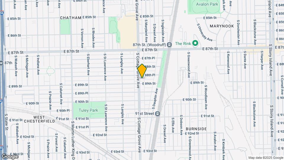 8851 S Cottage Grove Ave Map and Location Details