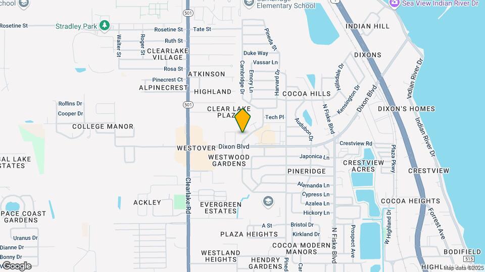 1341 W Point Dr Mapa y Detalles de la Ubicación