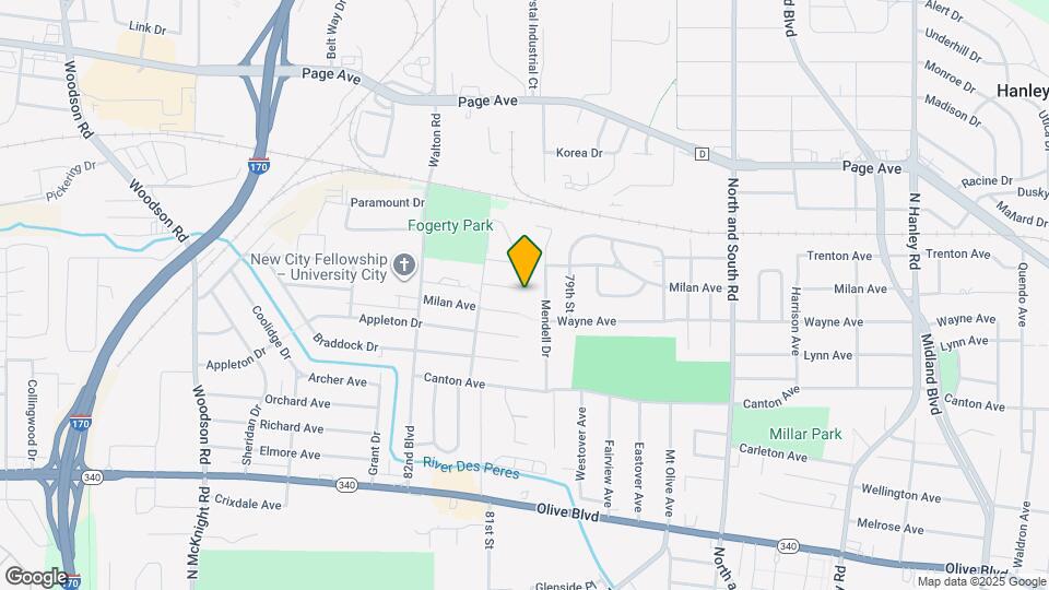 8000 Noel Ct Map and Location Details