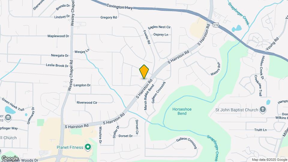 2251 S Hairston Rd Map and Location Details