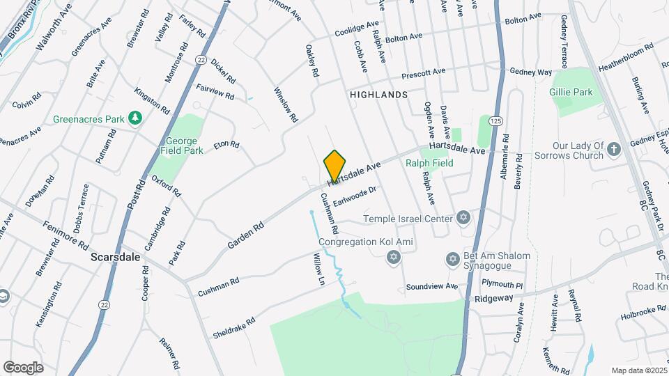 215 Hartsdale Ave Map and Location Details