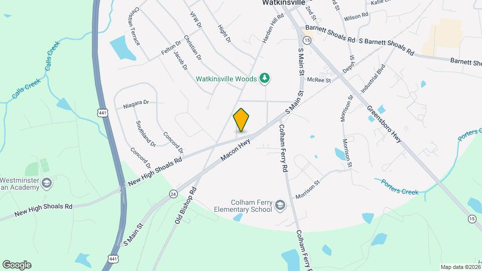 97 New High Shoals Rd Map and Location Details