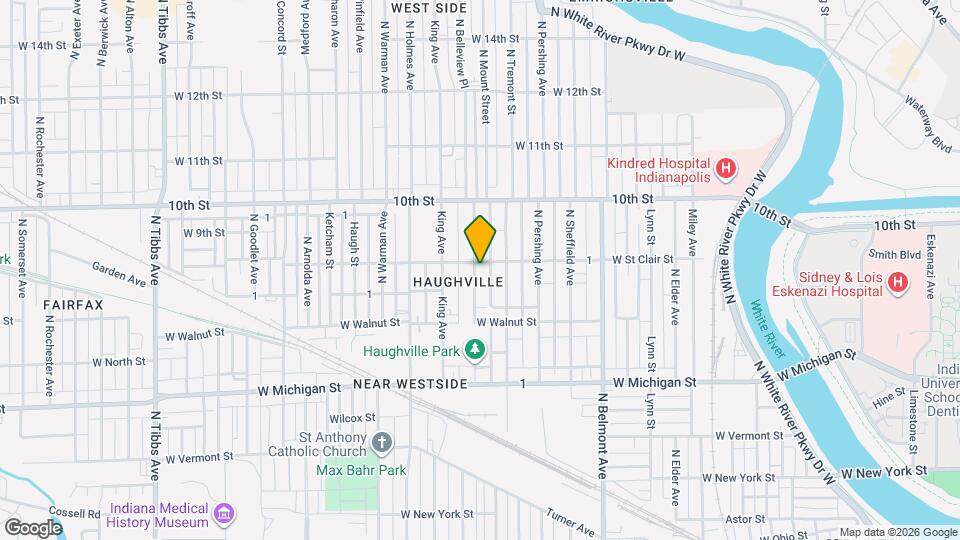 765 N Belleview Pl Map and Location Details