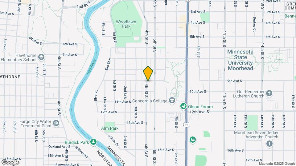 904 4th St S Map and Location Details