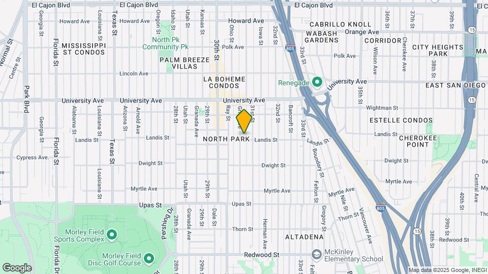 3070 Landis St Mapa y Detalles de la Ubicación