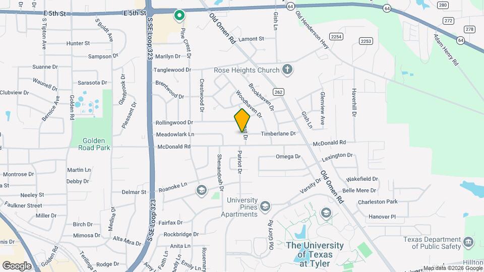 2417 Oak Crest Dr Map and Location Details