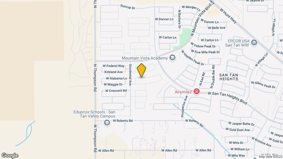 4101 W Alabama Ln Map and Location Details