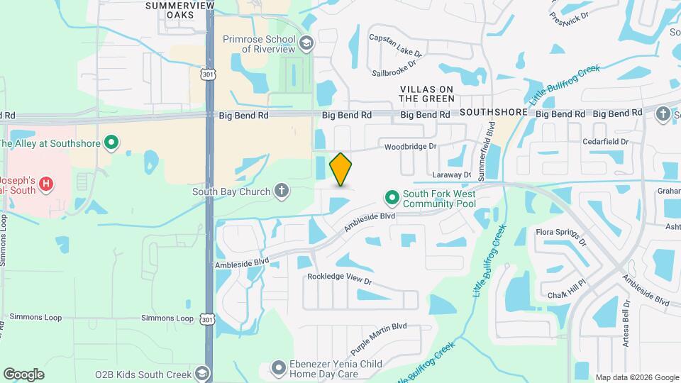 10917 Banyan Wood Way Map and Location Details