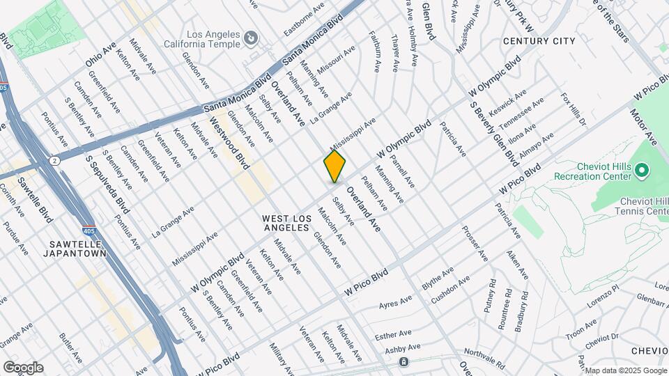 10775 W Olympic Blvd Map and Location Details