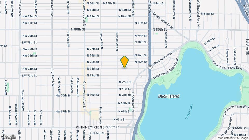 725 N 74th St Map and Location Details