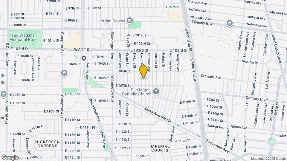 10608 Lou Dillon Ave Map and Location Details