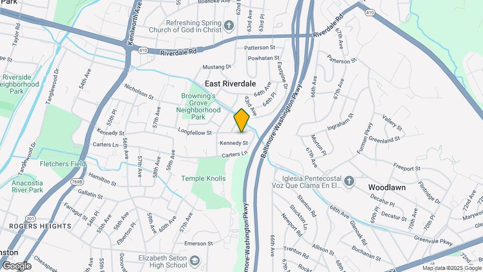 6309 Longfellow St Mapa y Detalles de la Ubicación